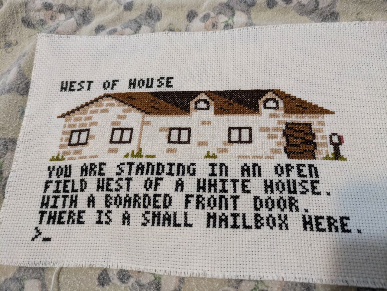 West of House cross stitch